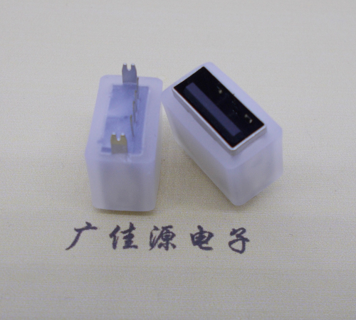 德阳USB连接器接口 10.5MM防水立插母座 鱼叉脚