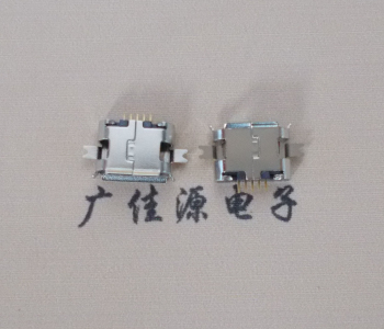 Micro usb 沉板插座 