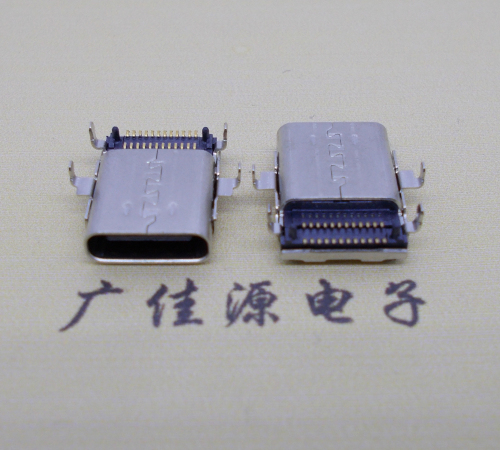 德阳沉板usb 3.1 type-c24p母座双排贴板L=12.8mm