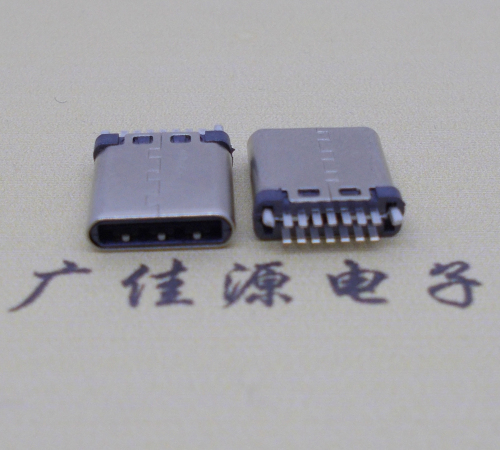 德阳type-c14p公头铆合有地线接口厚2.7mm